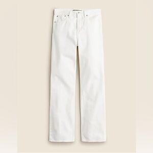 J. Crew Straight Leg Jeans in White
